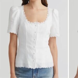 Reformation Annabella Top.